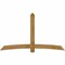 Ekena Millwork Bellingham Rough Sawn Timber Gable Bracket, Western Red Cedar, 96"W x 56"H x 6"D x 6"F, 14/12 Pitch GBW096X56X0606BEL00RWR - alternate 1